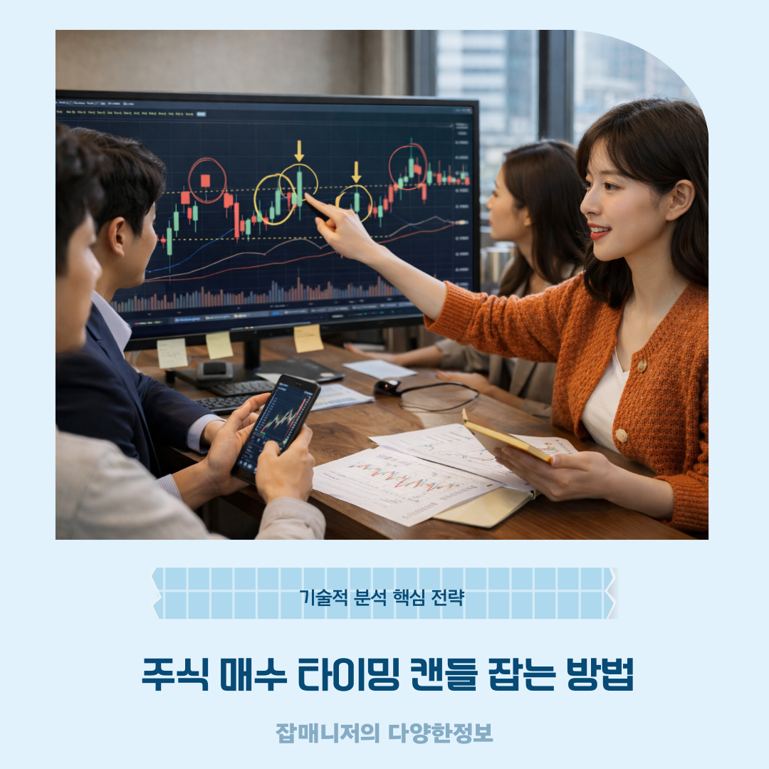주식 매수 타이밍 캔들 잡는 방법, 기술적 분석 핵심 전략