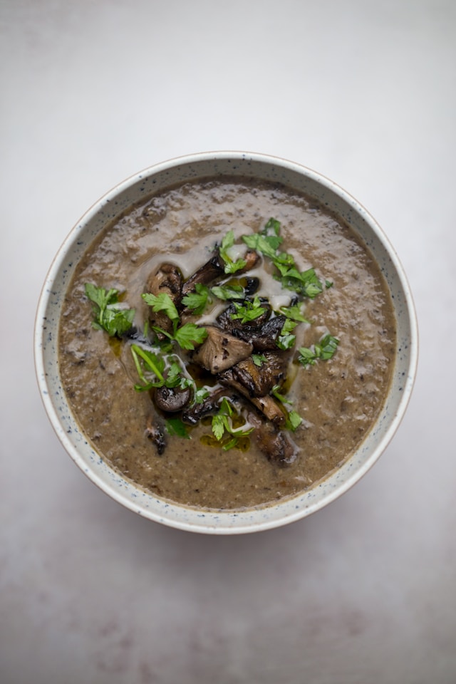 버섯 수프 관련 이미지
