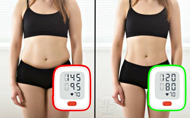 혈압 낮추는 법 다이어트 비만 고혈압 상관관계