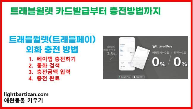 트래블월렛 외화 충전방법