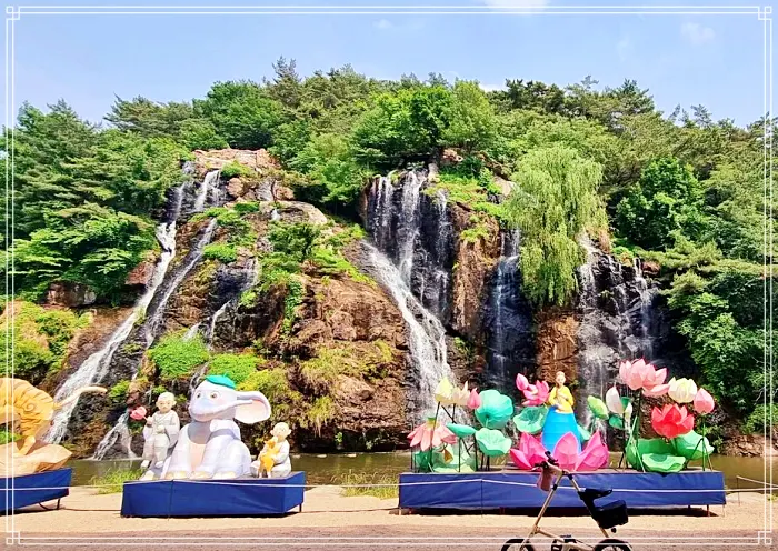 서대문, 홍제천 맛집 폭포뷰, 외부 음식 반입 가능, 아메리카노