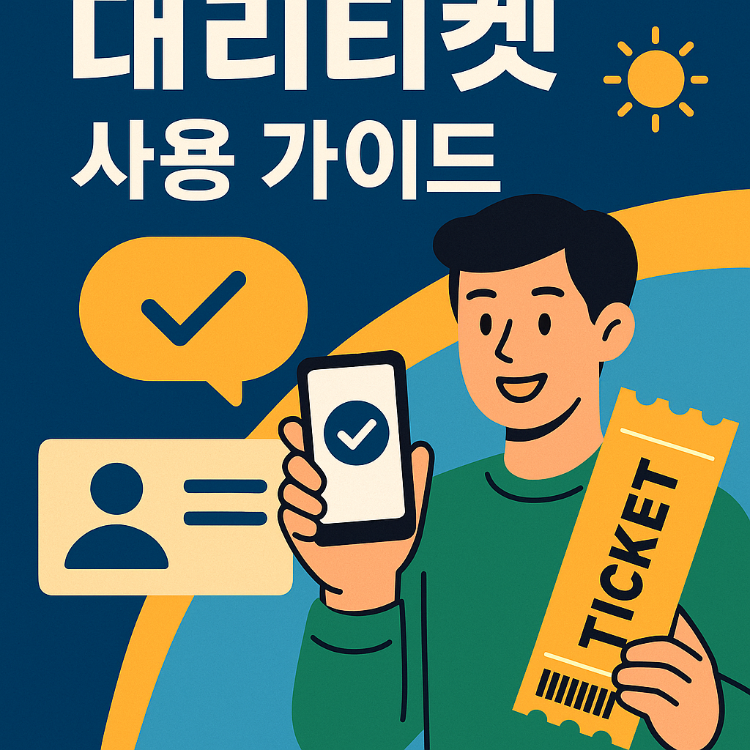 대리티켓, 현명하게 이용하는 법