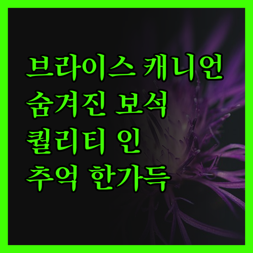 브라이스 캐니언 숨겨진 보석 숙소 발