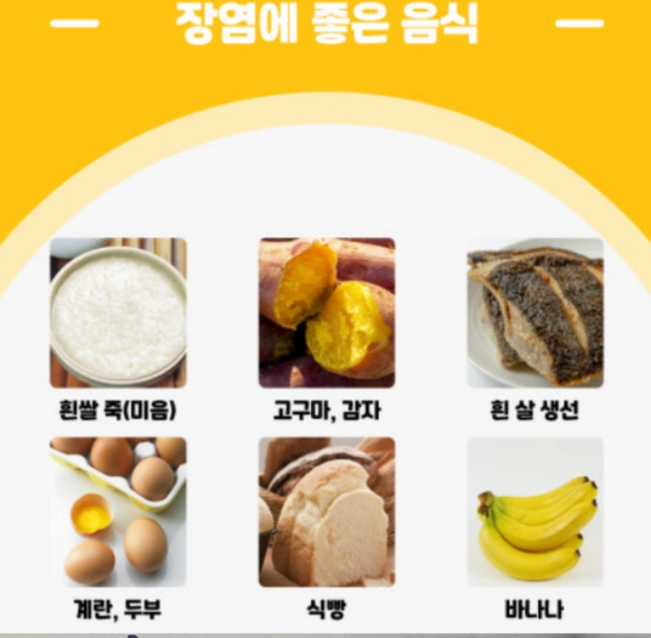 장염에-좋은-음식