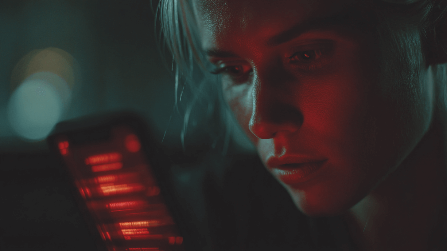 핸드폰을-확인하는-사람