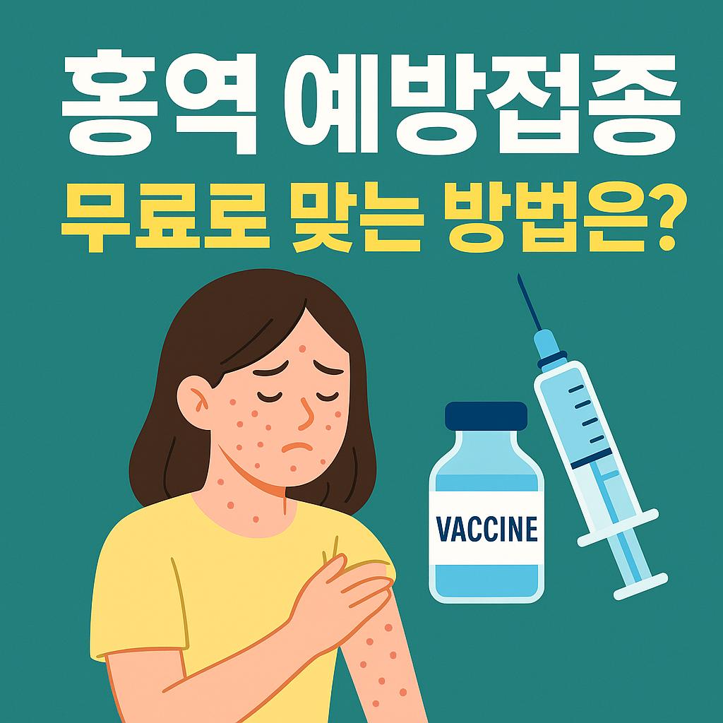 예방접종 무료로 맞는 방법에 대한 사진