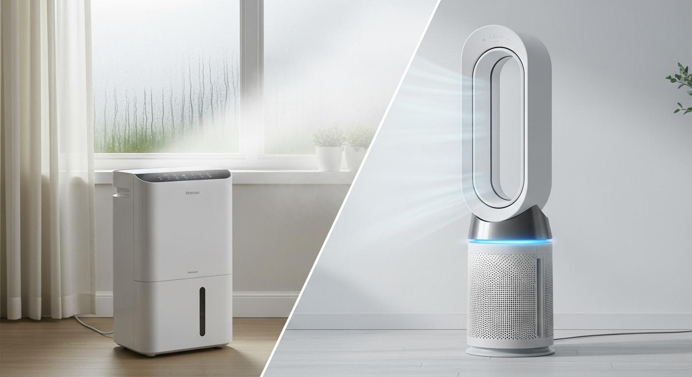 제습기 공기청정기 차이