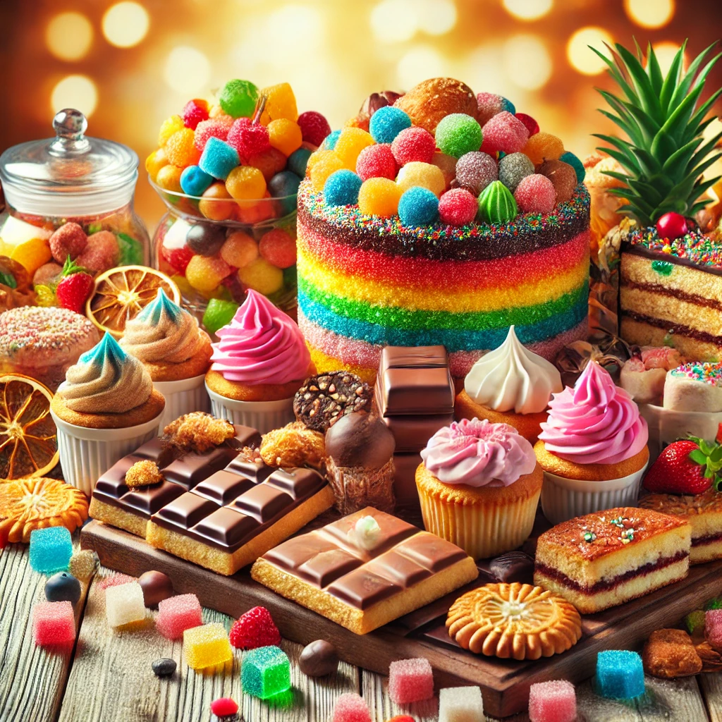 설탕, 케이크, 과자, 초콜릿