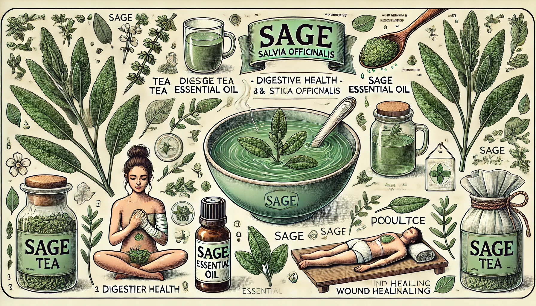 약용으로의 세이지 활용