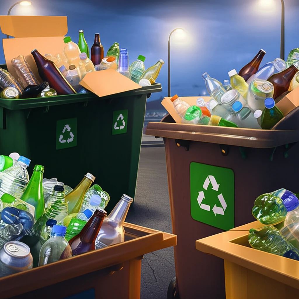 사근동 재활용 음식물 대형폐기물 버리..