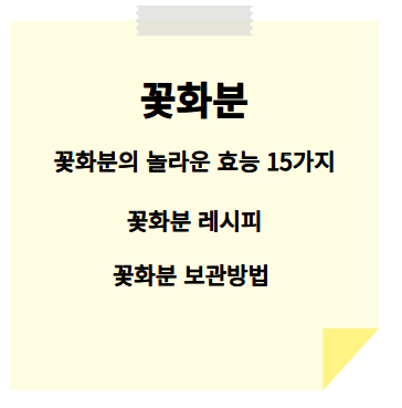 꽃화분