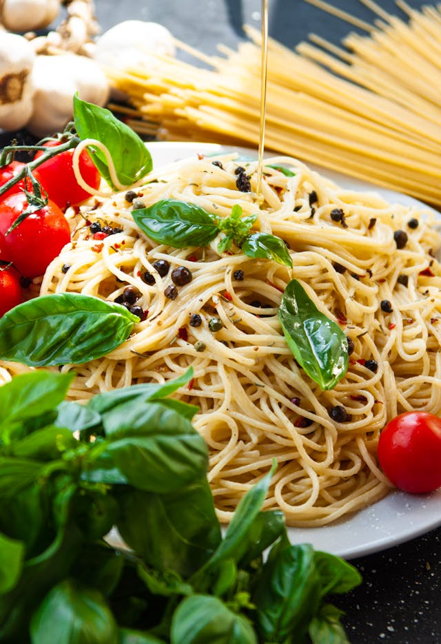 알리오 올리오 스파게티 사진