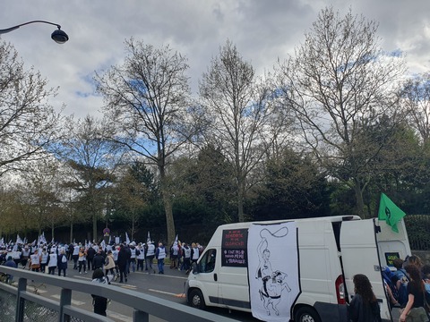 프랑스-파리-파업-시위