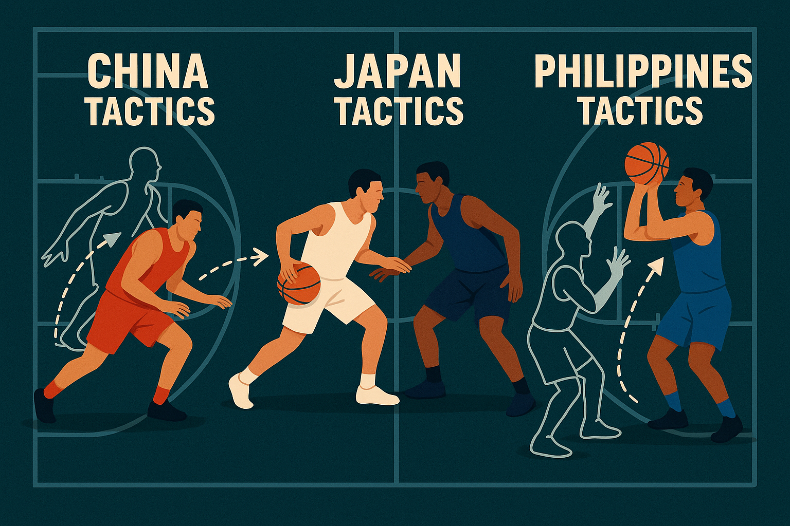 아시아 농구 전략 차이 관련 사진