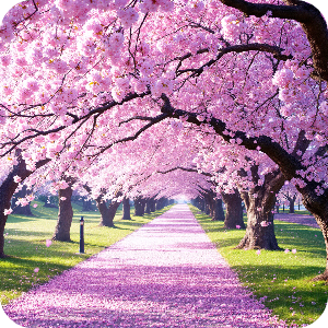벚꽃길 이미지
