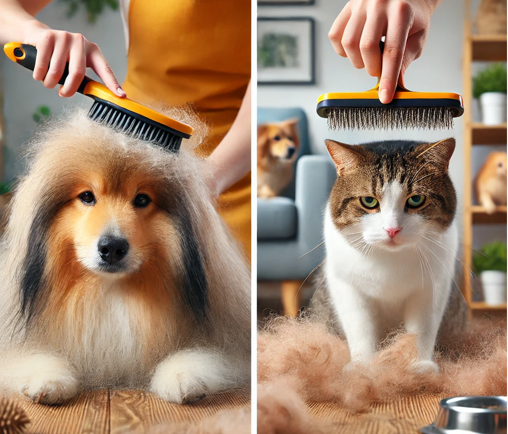 강아지,고양이 털관리 관련 이미지