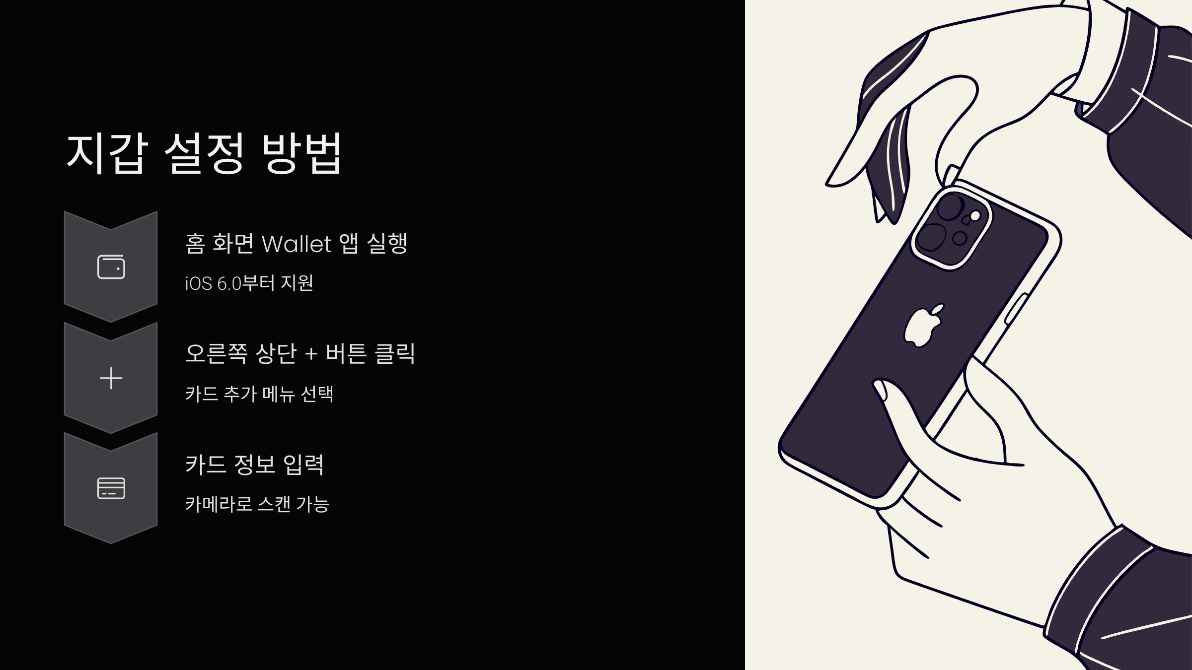 아이폰-지갑설정