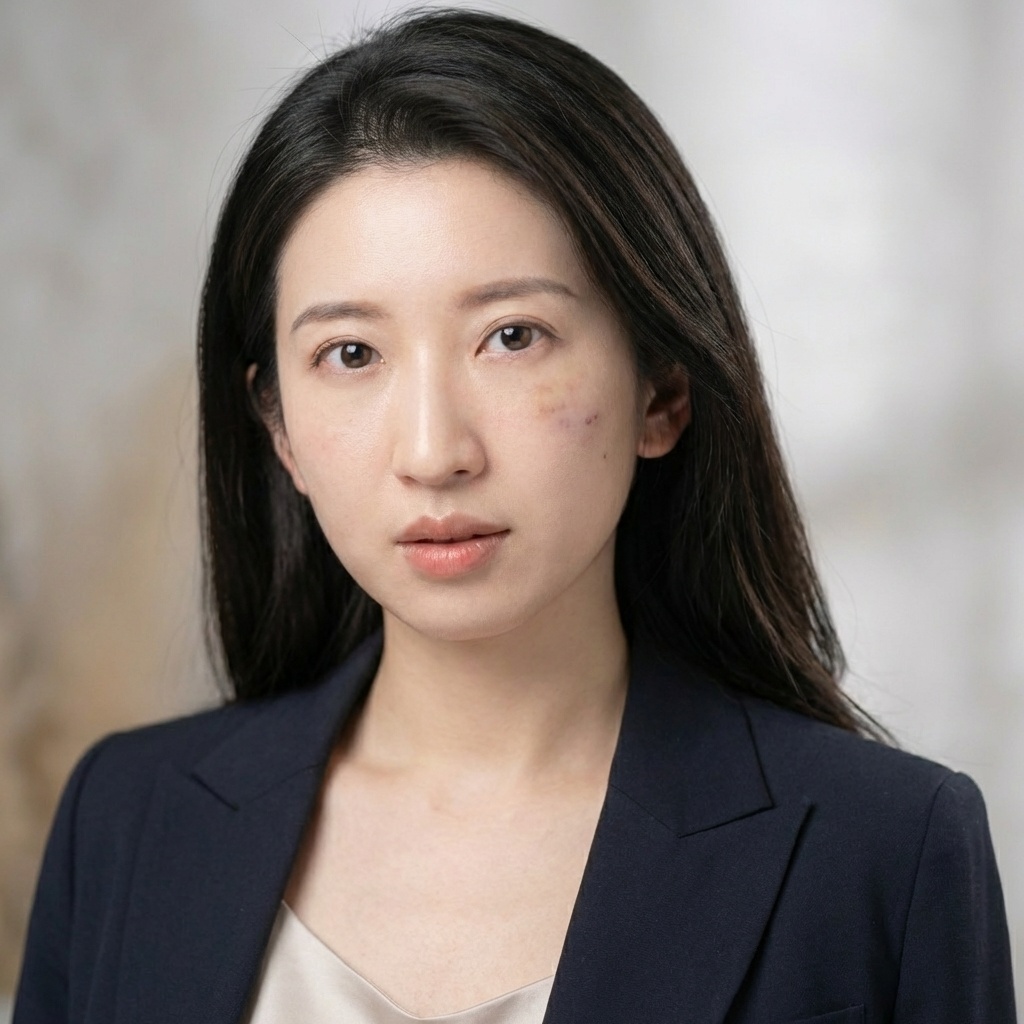 필러 시술 후 나타날 수 있는 경미한 붓기, 멍, 붉은 기와 같은 정상적인 반응을 보여주는 여성의 얼굴