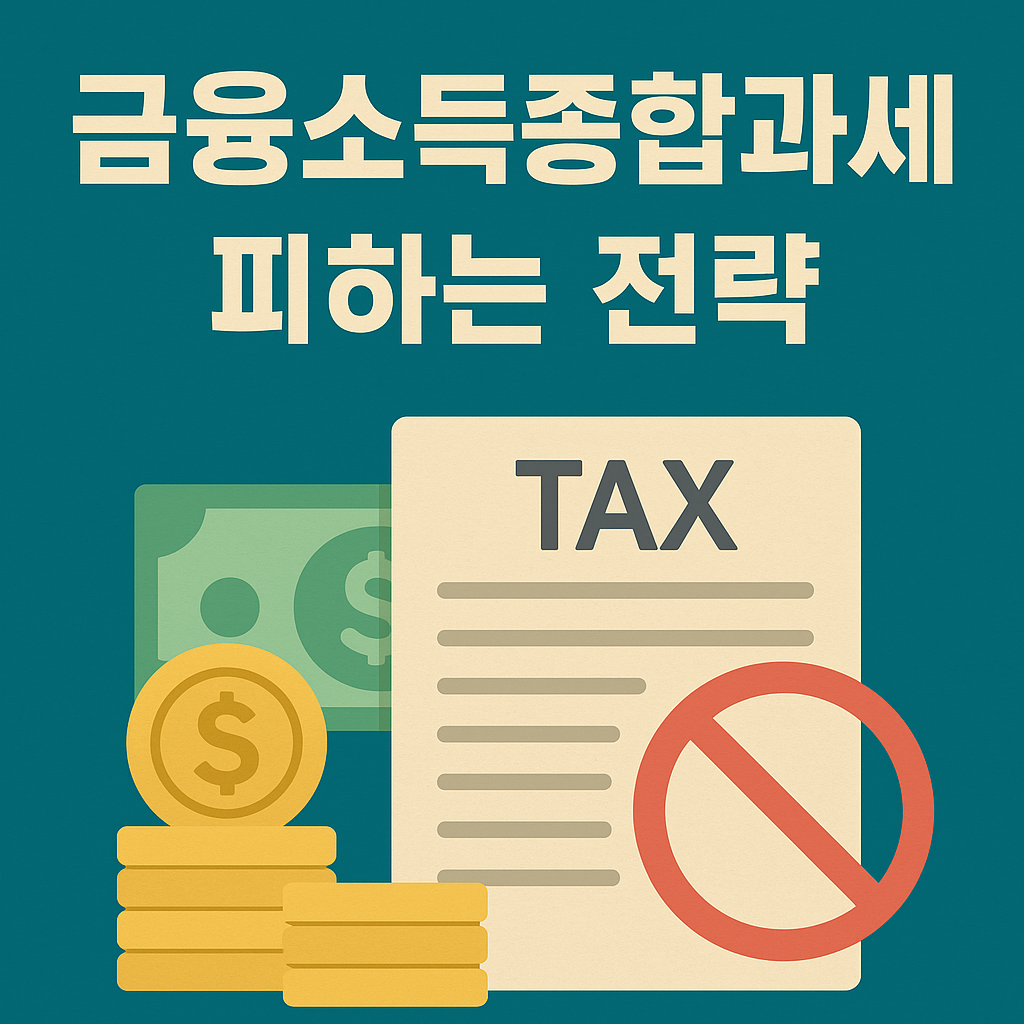 금융소득종합과세 피하는 전략