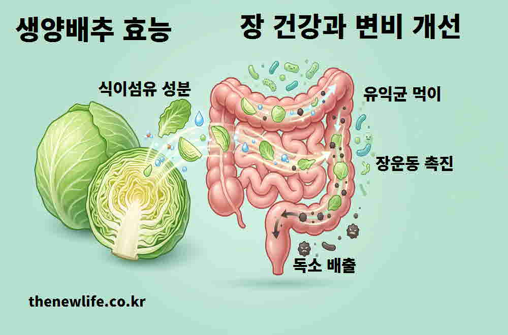 생양배추 효능 장 건강 변비 개선