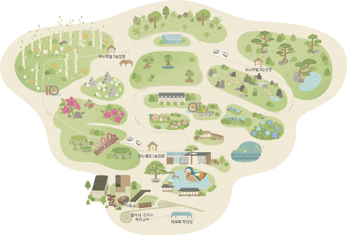 화담숲 전체지도