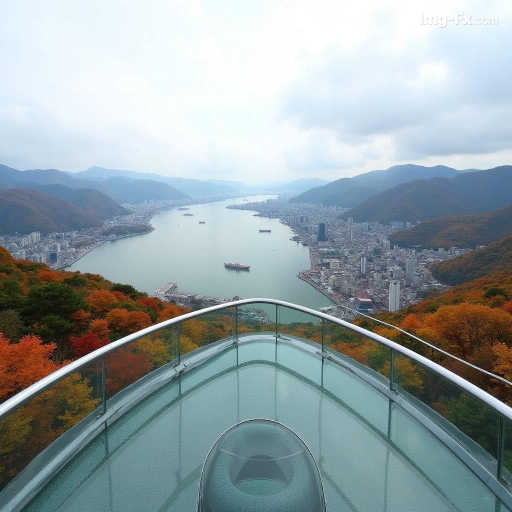 만천하 스카이워크 유리 전망대