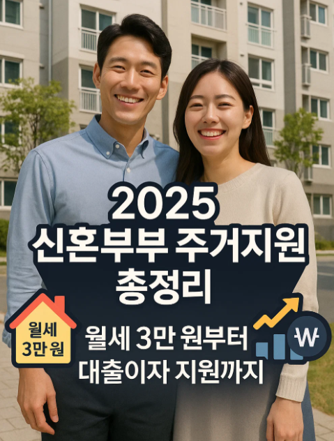 신혼부부 주거지원 정책 혜택 총정리|월세 3만 원 공공임대부터 대출이자 지원까지