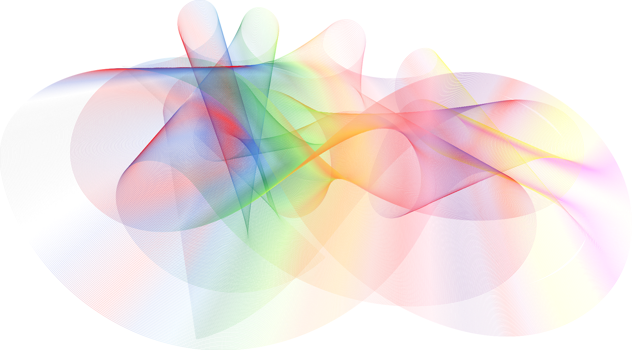 다양한 빛의 색을 구현한 사진