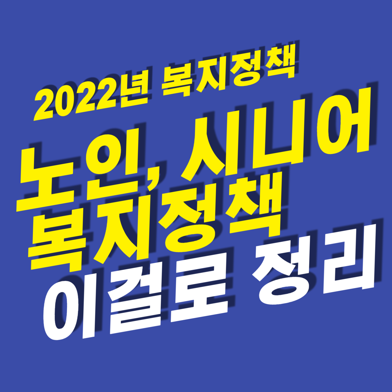 2022년 노인복지정책