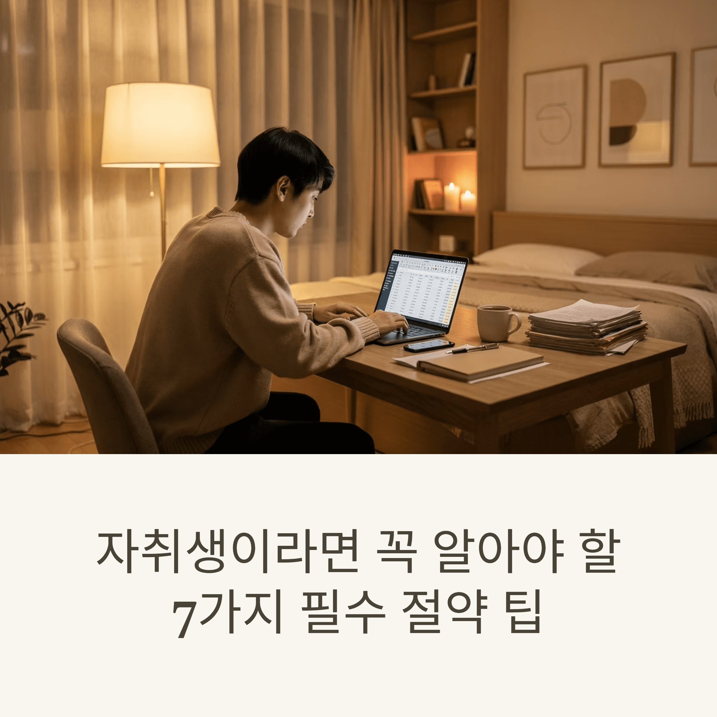 자취생이라면 꼭 알아야 할 7가지 필수 절약 팁