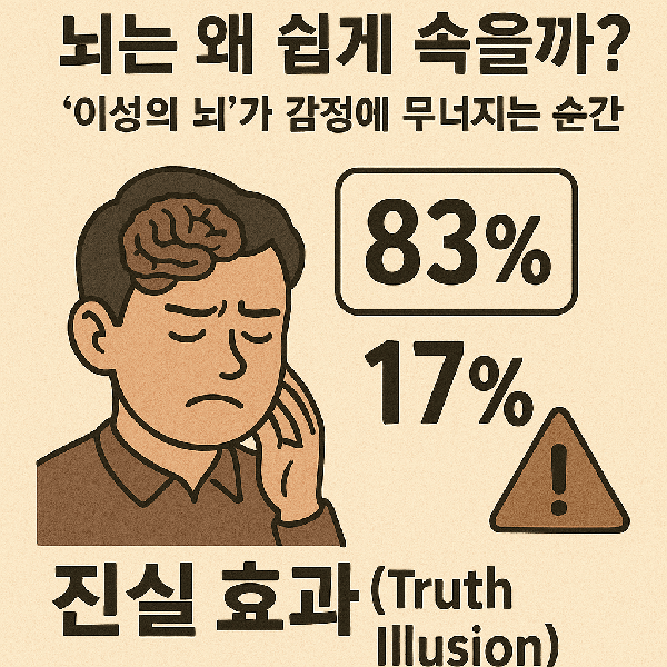 뇌는 왜 쉽게 속을까? : &lsquo;이성의 뇌&rsquo;가 감정에 무너지는 순간