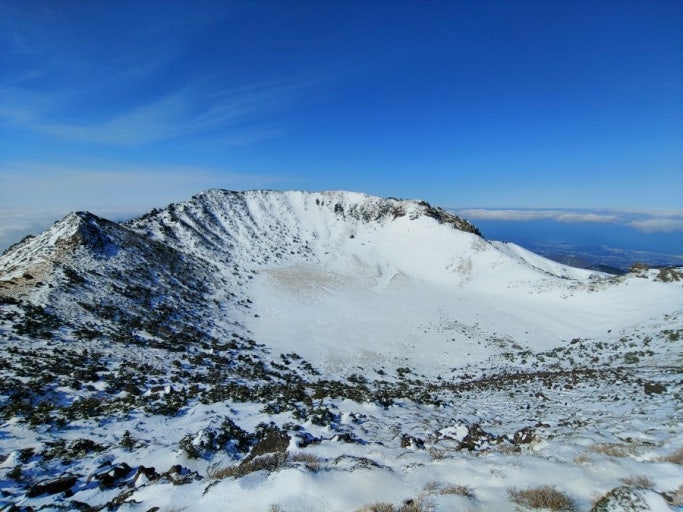 한라산 백록담 사진