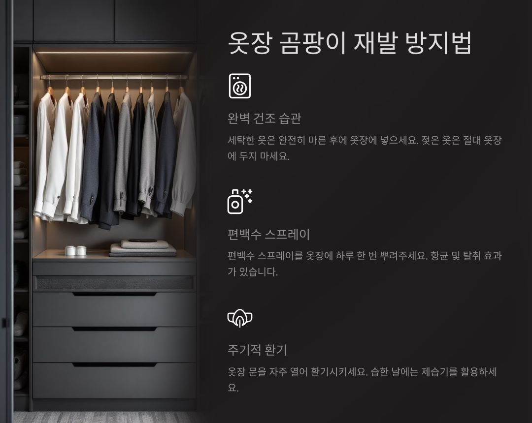 옷장 곰팡이, 재발 방지를 위한 똑똑한 관리법