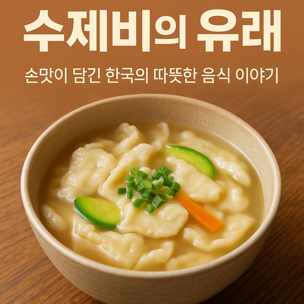 수제비의 유래, 손맛이 담긴 한국의 따뜻한 음식 이야기