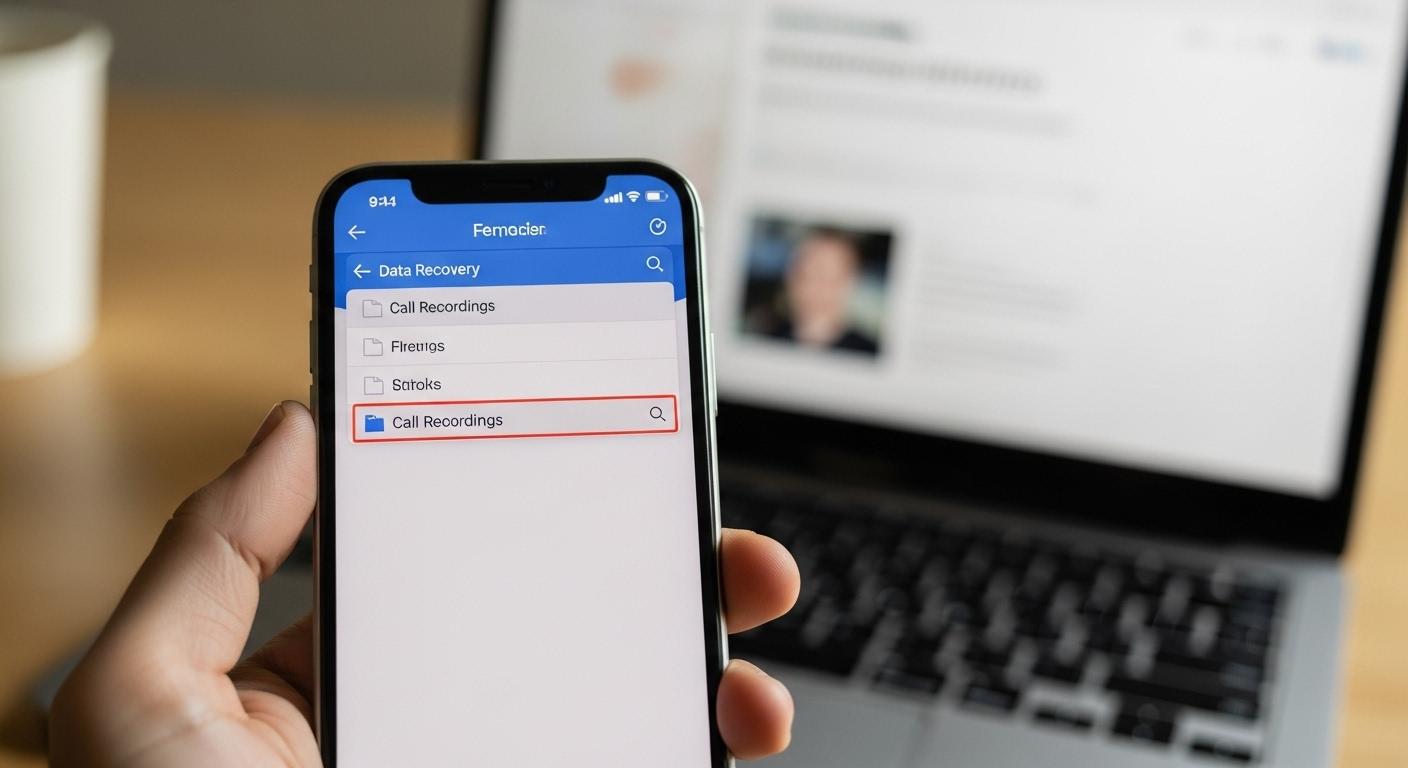 아이폰 통화녹음 파일 복구