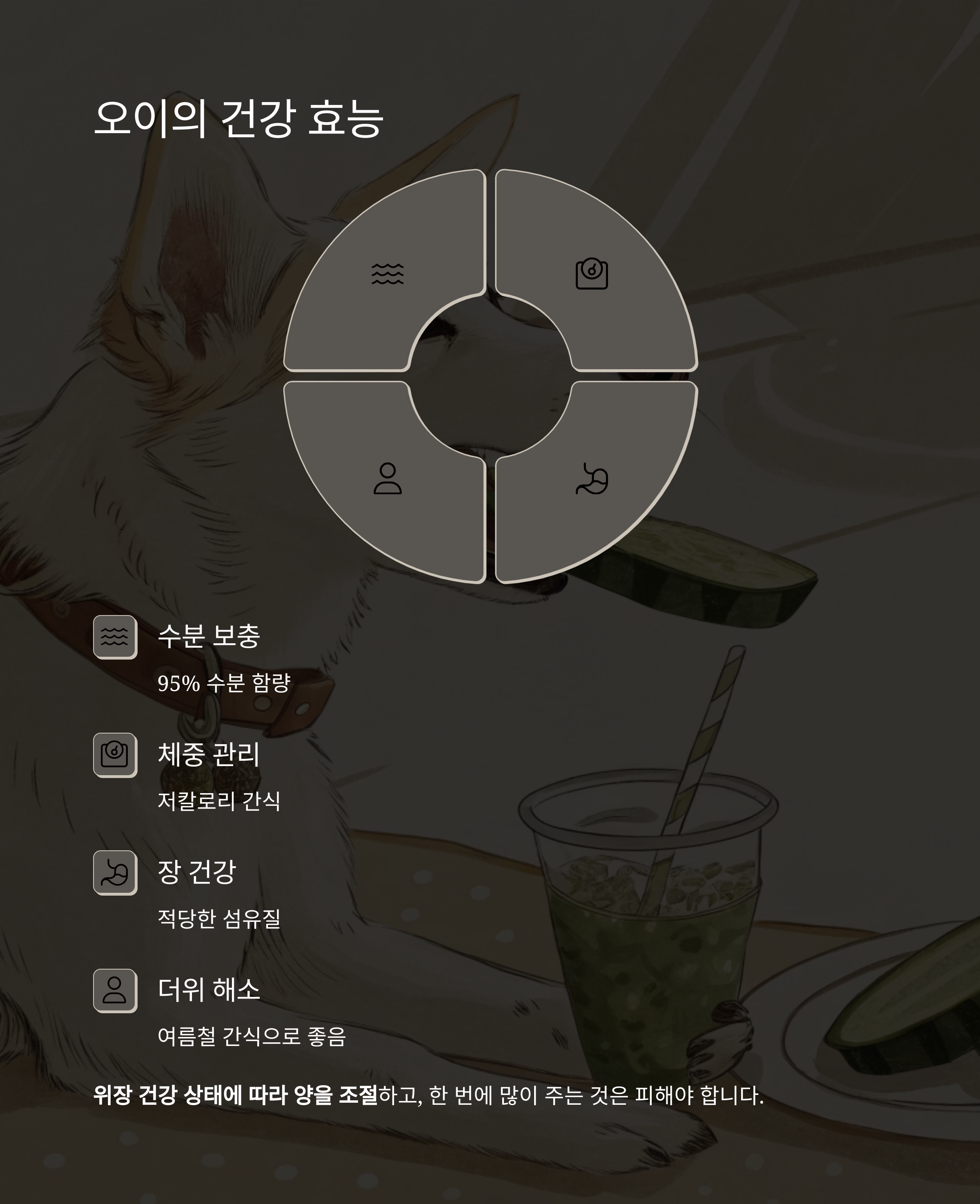 오이의 건강 효능