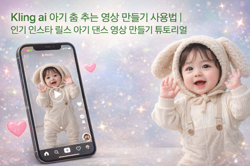 Kling AI로 바이럴 아기 댄스 영상 3분 완성법