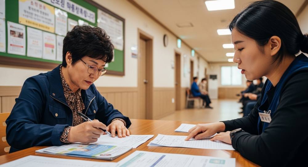 고유가 피해보상금 신청하는 사진