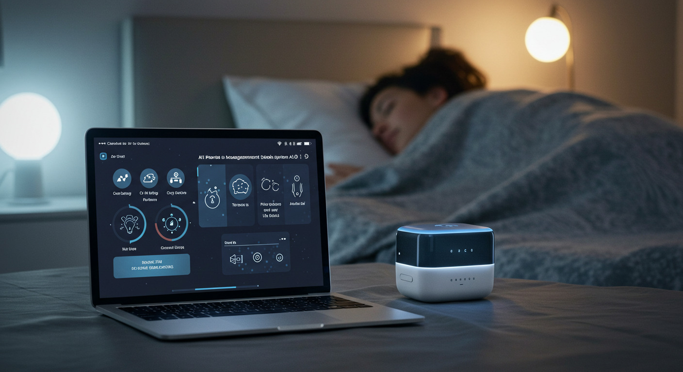 AI 수면관리 기기 이미지