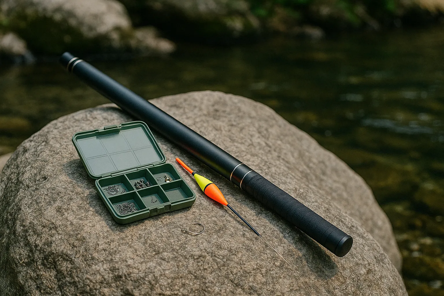 피라미 낚시 세트 채비 정보 이미지