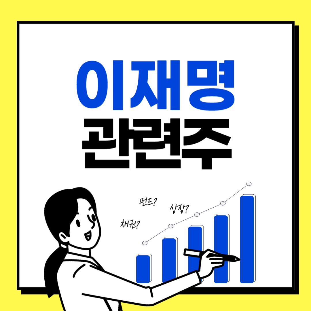 이재명 관련주 정리 및 투자 시 주의할 점