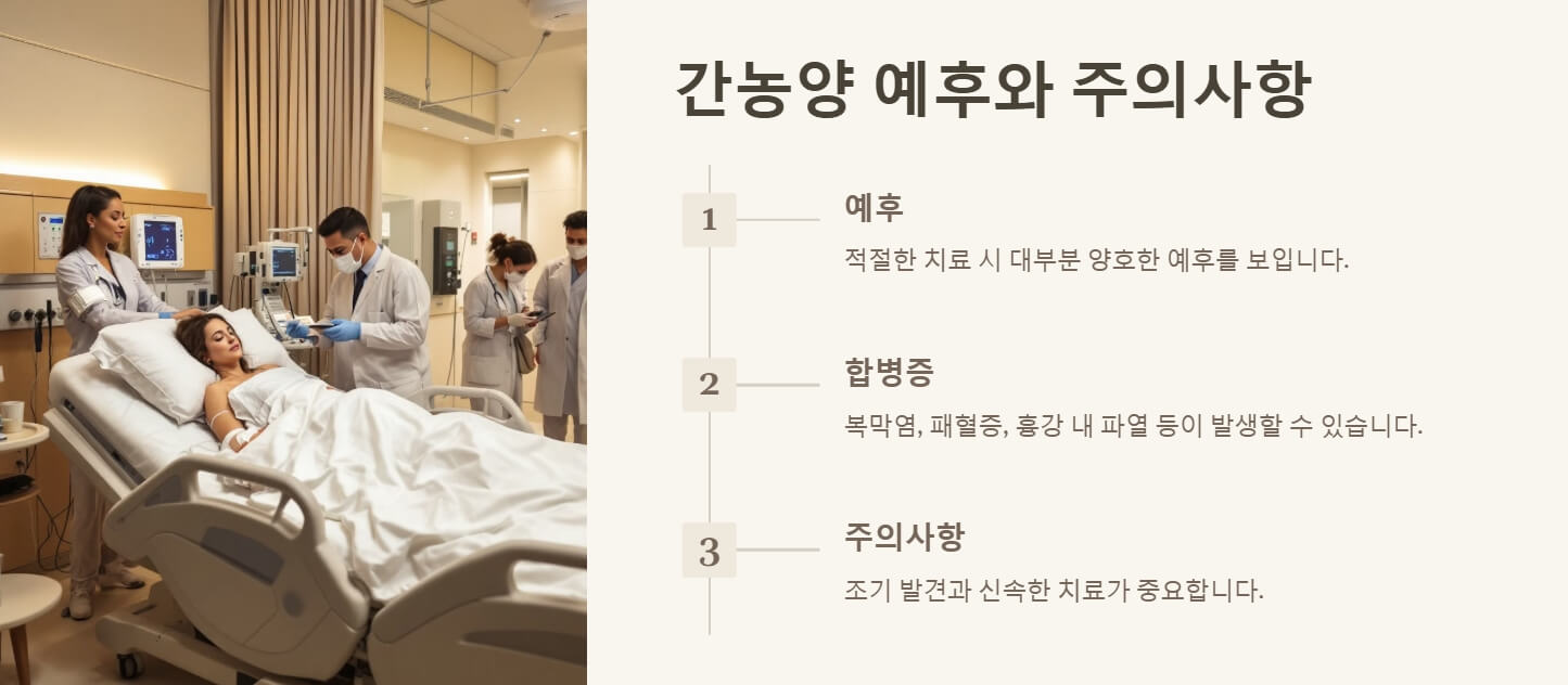 간농양 증상 치료