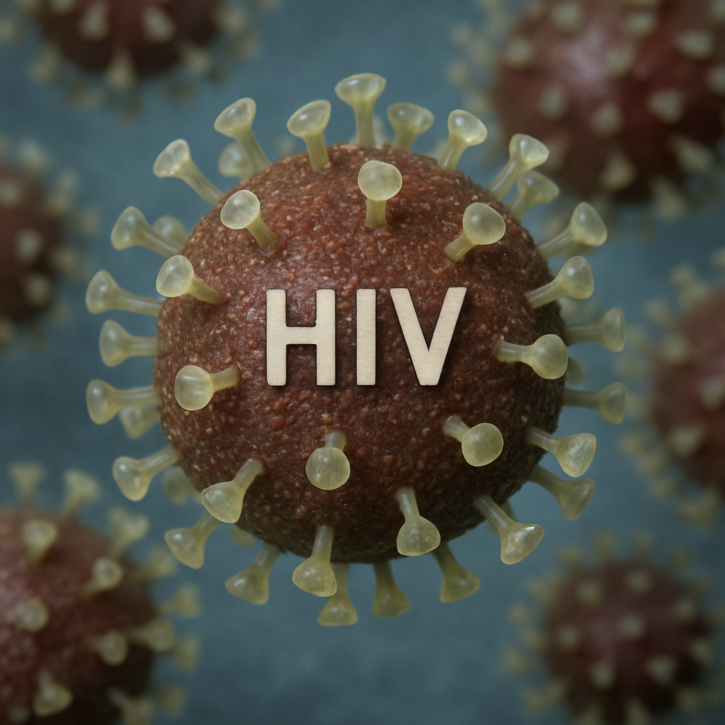HIV 바이러스 이미지