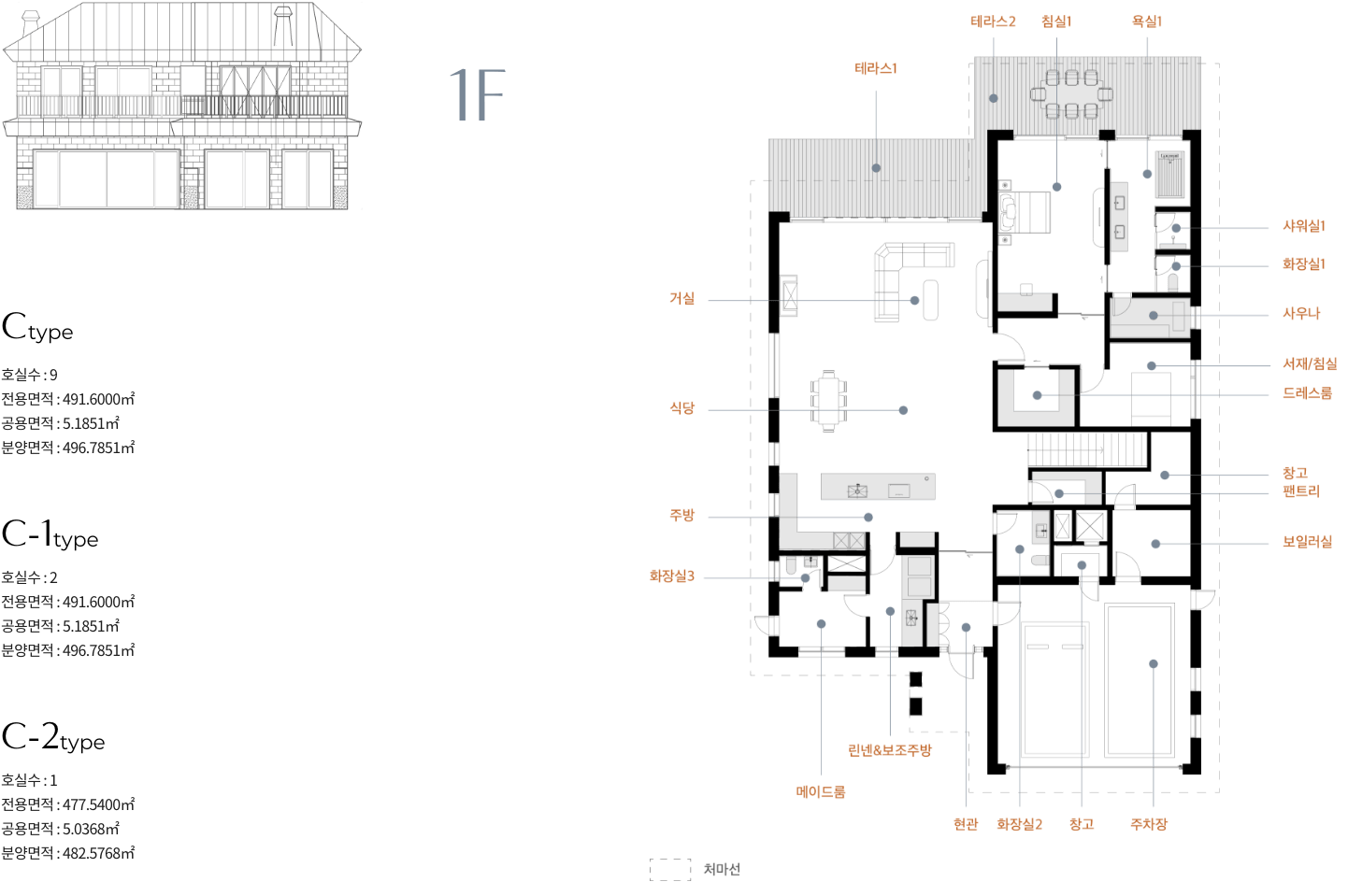 알펜시아 에스테이트 평면도 C타입