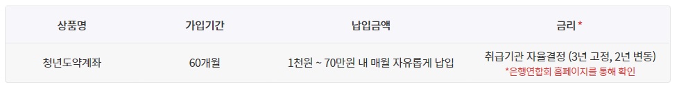 청년도약계좌