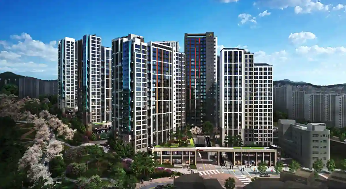 봉천4-1-2구역-힐스테이트관악센트씨엘-997세대-아파트-투시도