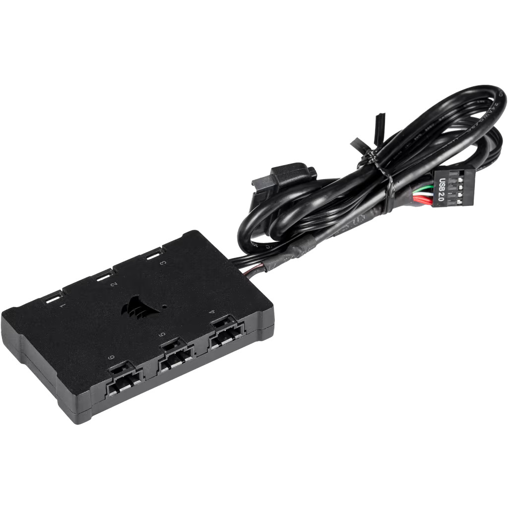 코르세어 iCUE 라이팅 노드 코어 디지털 팬 RGB 조명 컨트롤러