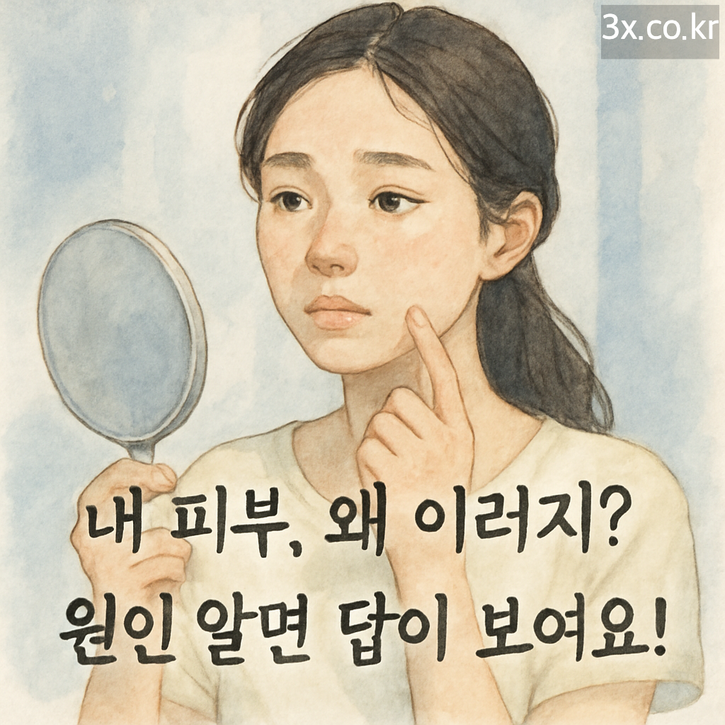 내 피부, 왜 이러지? 🤔 원인 알면 답이 보여요!