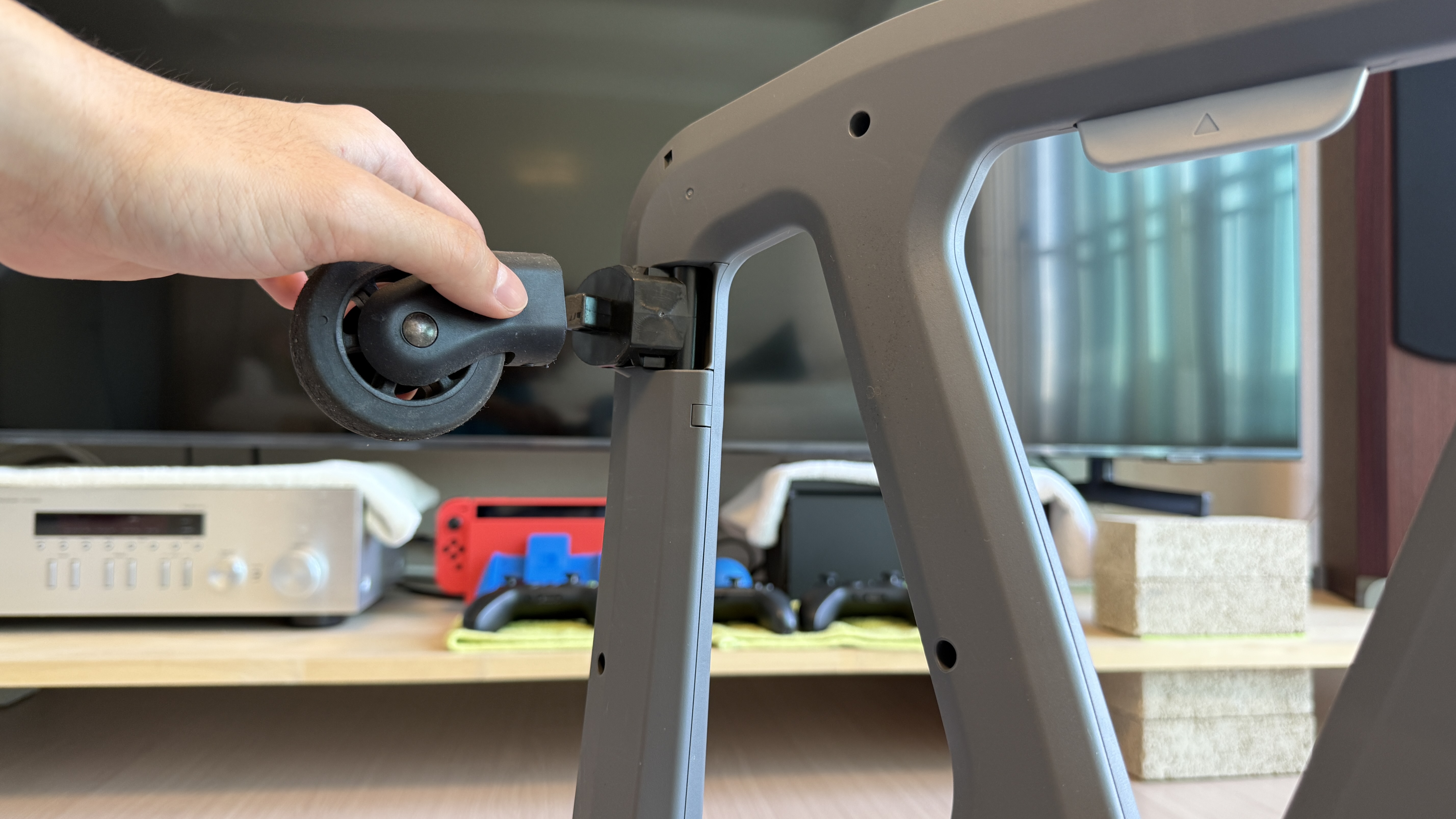 큐폴드 셀프 바퀴교체 고정바퀴 회전바퀴