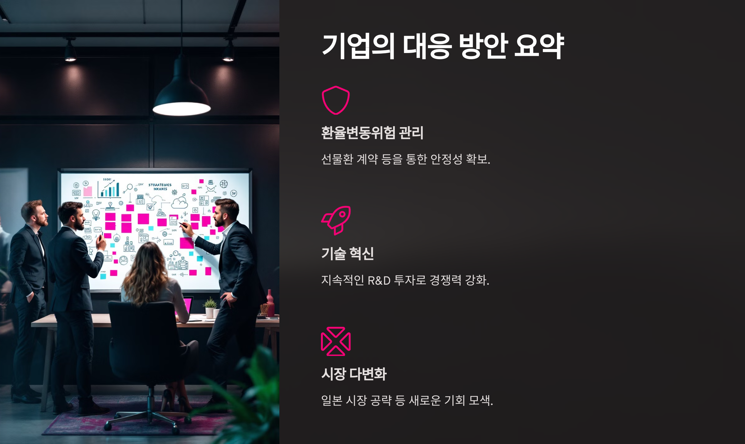 기업의 대응 방안 요약